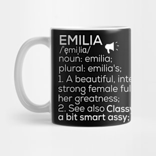 Emilia Name Emilia Definition Emilia Female Name Emilia Meaning Mug